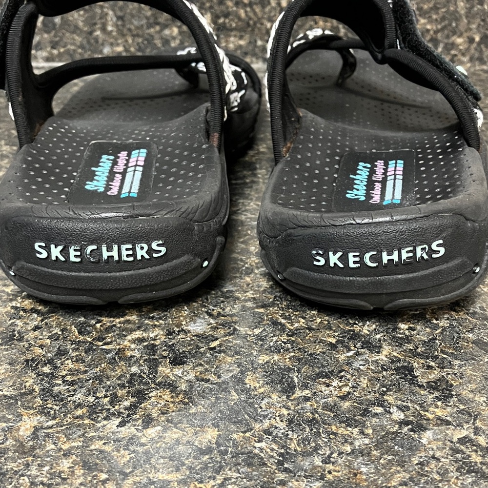 Skechers reggae trailway black sports sandals 11 - Picture 8 of 8